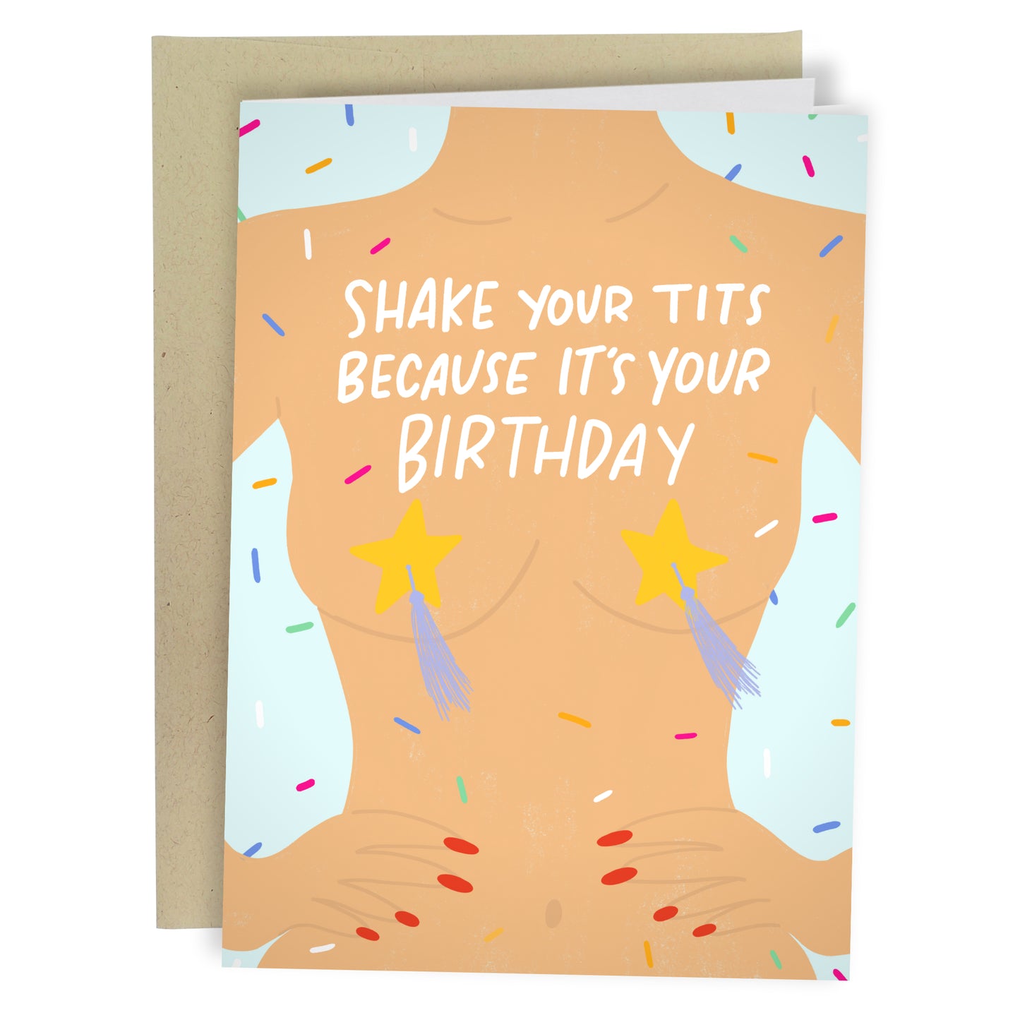 Shake Your Tits Birthday Card