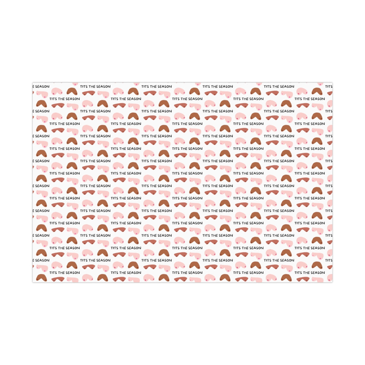 Tits the Season Gift Wrap Paper