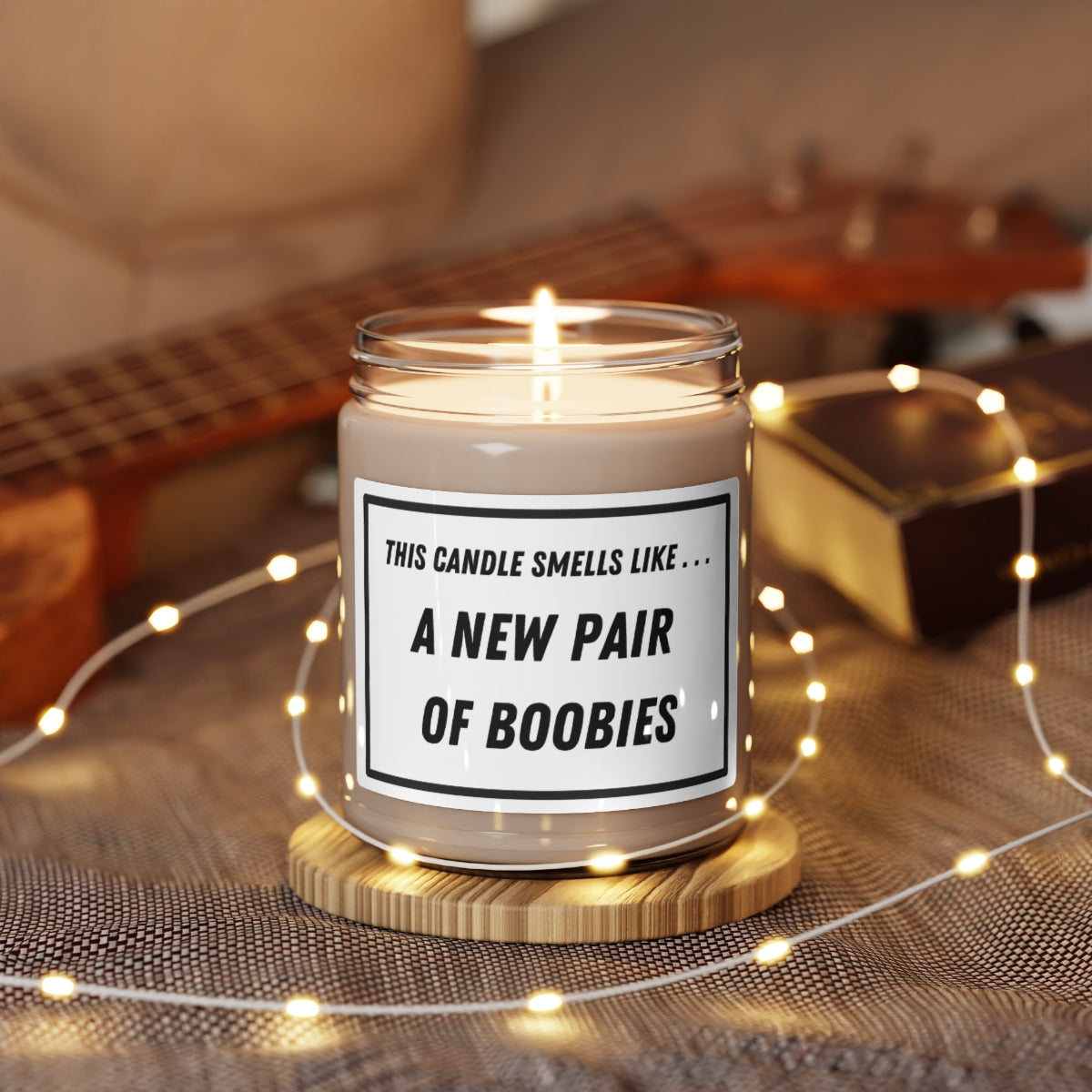 New Pair of Boobies Scented Soy Candle (9oz)