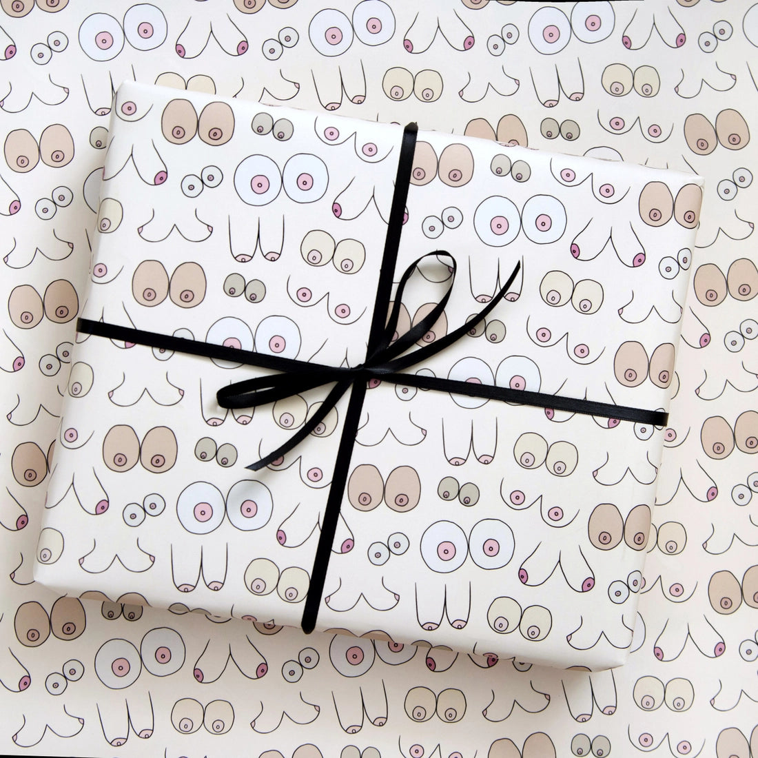 Boobs Gift Wrap Sheet