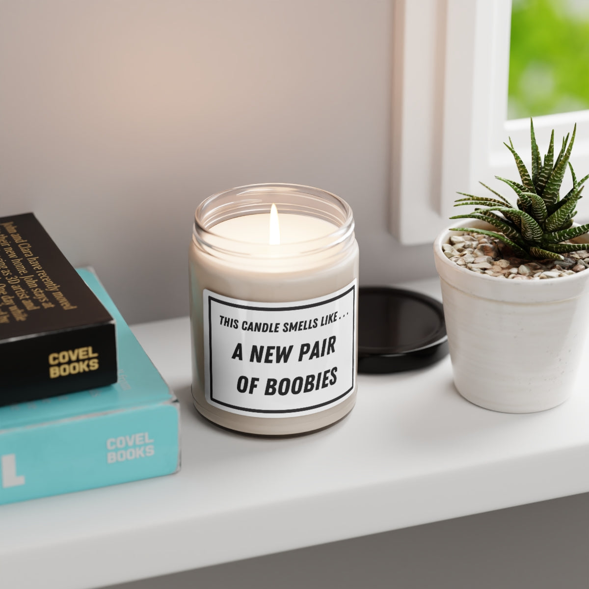New Pair of Boobies Scented Soy Candle (9oz)