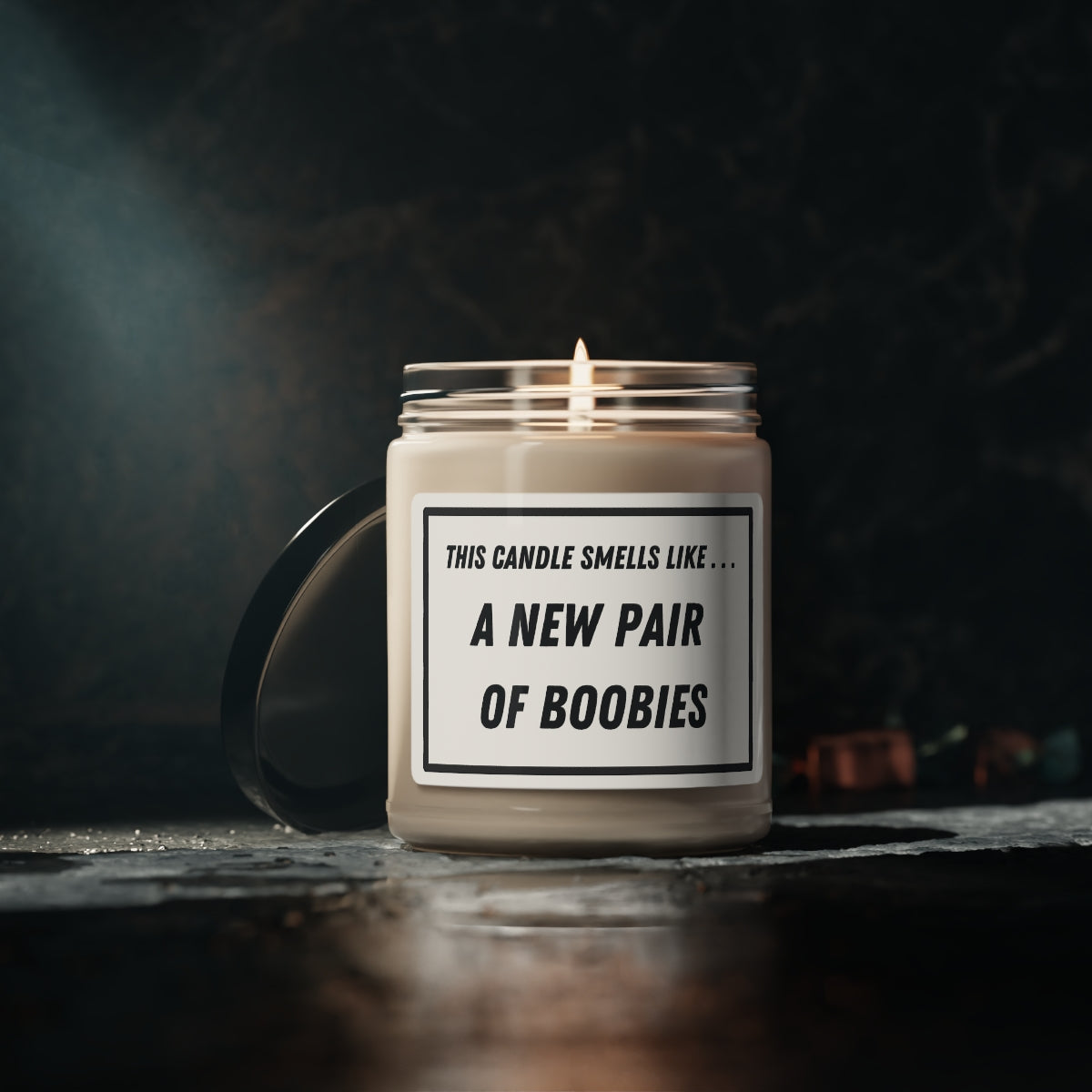 New Pair of Boobies Scented Soy Candle (9oz)