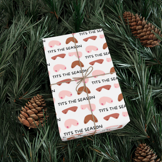 Tits the Season Gift Wrap Paper