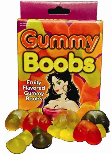 Gummy Boobs Candy (Fruit Flavors, 4.3oz)