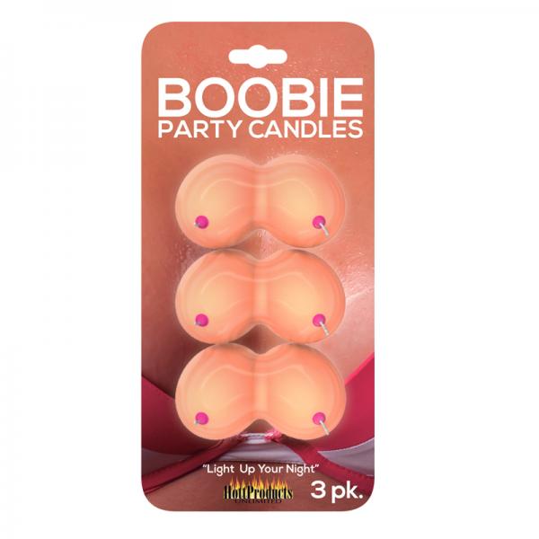 Boobie Party Candles 3-Pack