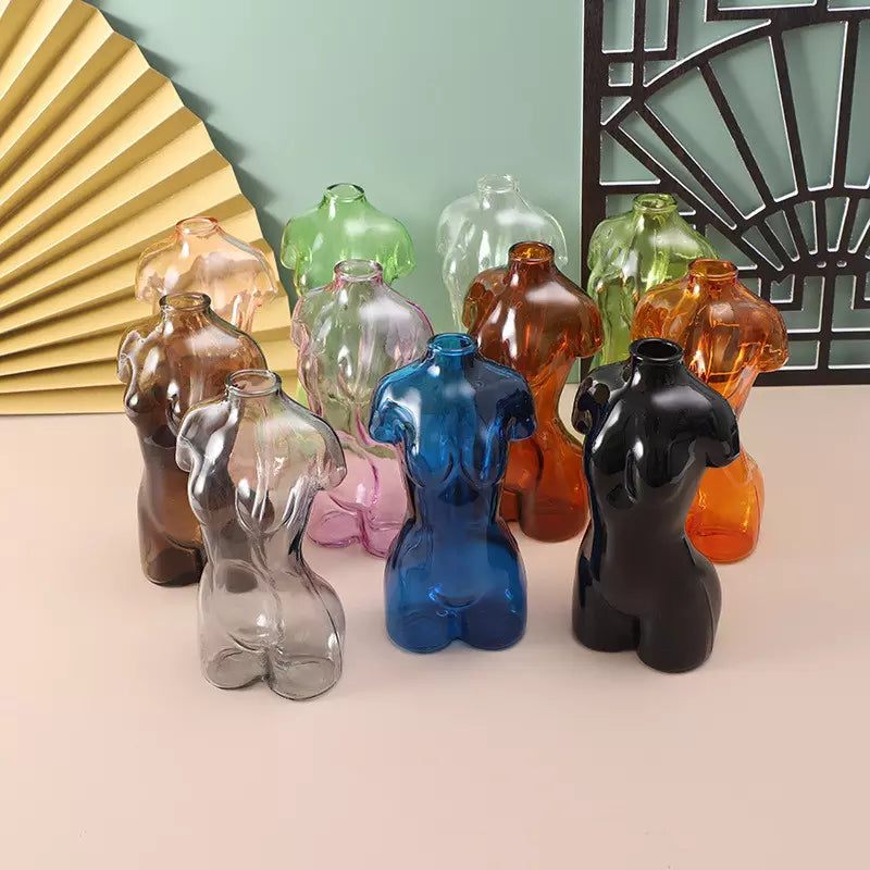Small Body Vase (Clear Colors)