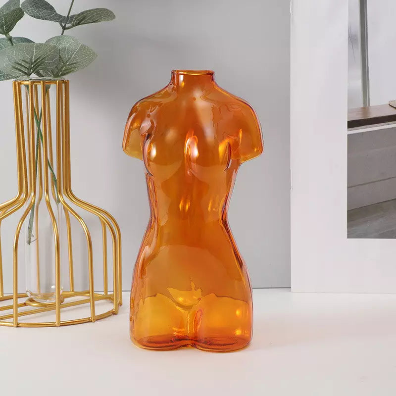 Small Body Vase (Clear Colors)